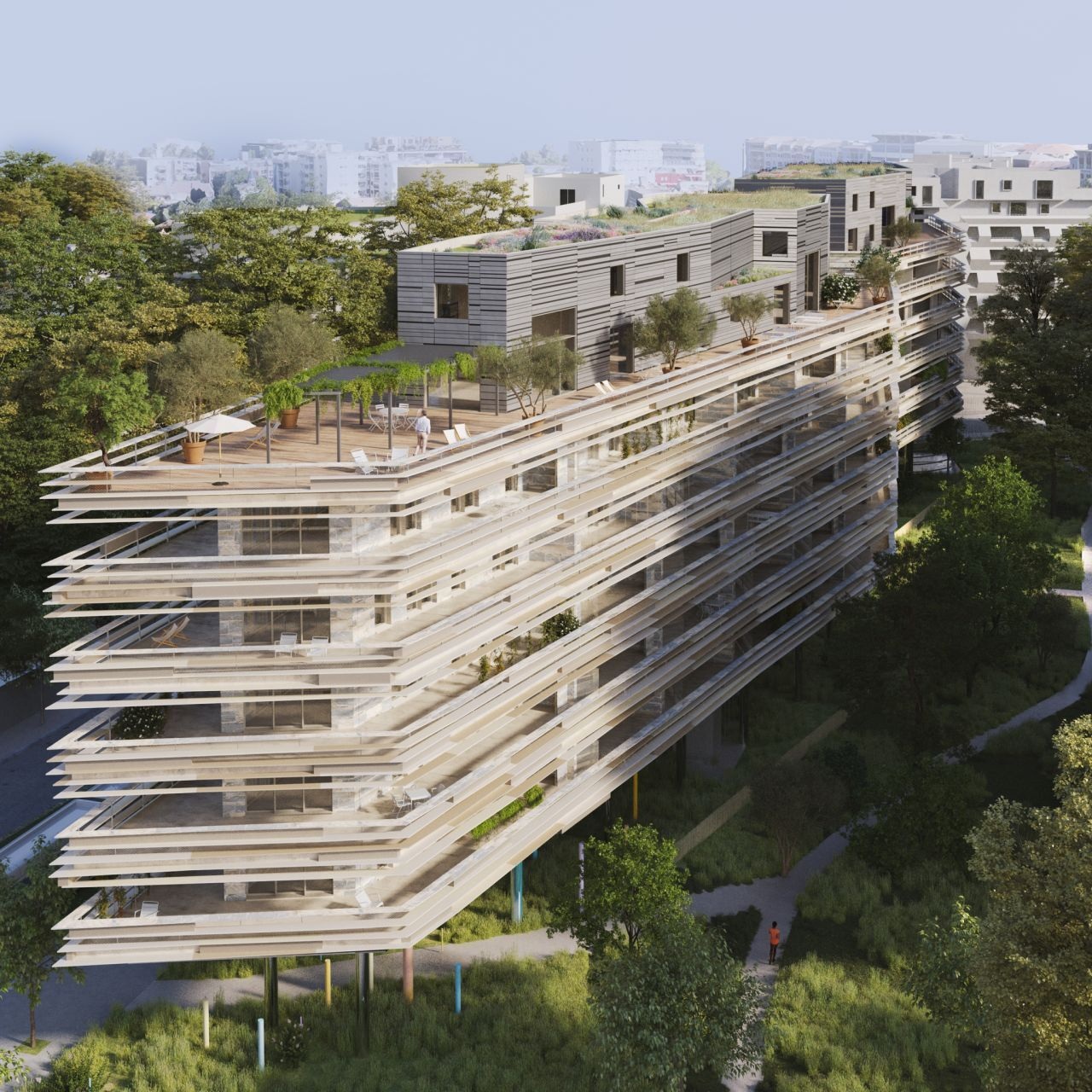 Perspective casa peira montpellier